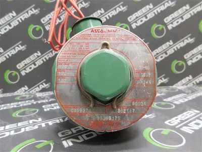 ASCO 8320B175 Red Hat Solenoid Valve Used