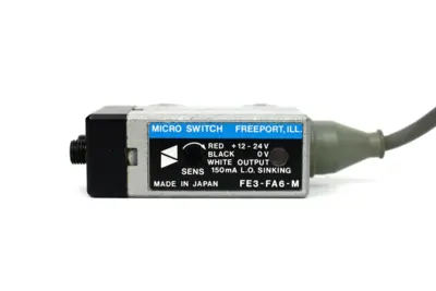 Honeywell FE3-FA6-M Micro Switch Fiber Optic Photoelectric Control, 12-24V DC