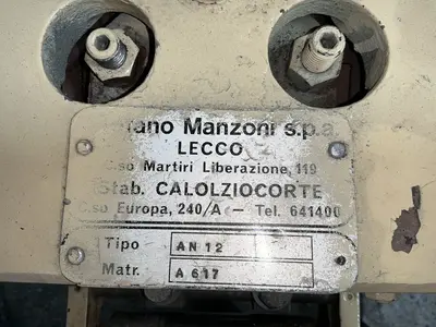 Used MANZONI 2038 Single Station Punches Ohio US | HGR 24 #1561839