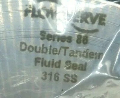 NEW FLOWSERVE 86-14SA DOUBLE TANDEM FLUID SEAL SERIES 86 316 SS 8614SA