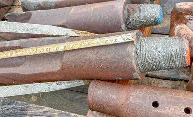 Used AFTERMARKET 7-3/4" X 30" CABLE TOOL CHISEL BIT Drills Pennsylvania US | East West Machinery & Drilling #1417983