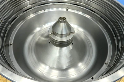 Westfalia MSE 500-01-177 warm milk/whey skimmer, 316SS.