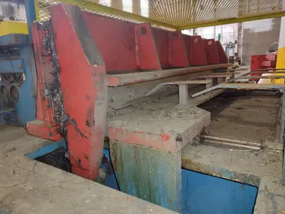 48" X 18 GA BRADBURY "BOSS-48" COIL STRAIGHTENER & FYLING SHEAR: STOCK #18679