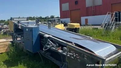 Used Sandvik Belt Flaker Cooler/Dryer – 32” x 34’, Stainless Steel, 24’ Cooling Area