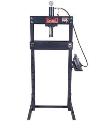 Dake F-20 H-Frame Hand-Operated 20Ton Utility Hydraulic Press 972220