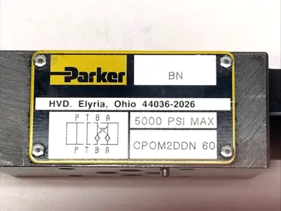 USED PARKER PILOT OPERATED HYDRAULIC CHECK VALVE 5000 PSI