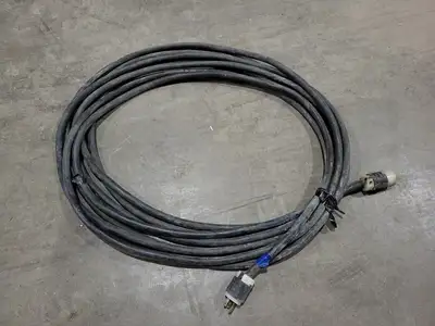 42 ft SOOW Power Extension Cord 12/3 AWG 15A 125V