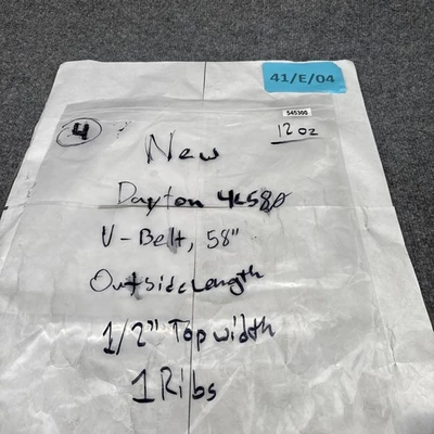 New | in-Stock Dayton 4L580 Belts California US | Davliegogo LLC #1705822