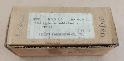 *BRAND NEW* [2] Super Tool FPB-16 Flat Plate For Mold Clamping NVR85 + Warranty!