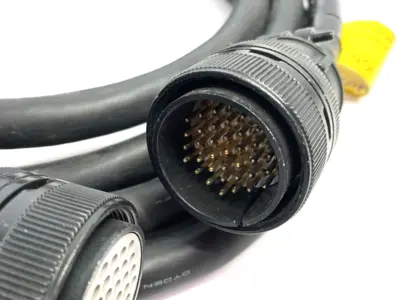 USED DENSO ADEPT ROBOTIC SERVO ENCODER FEEDBACK CABLE 37-PIN 4M LENGTH