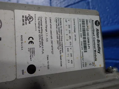 Used ALLENBRADLEY 280DF12Z10CGRW3PI Starters Ohio US | HGR 24 #885606