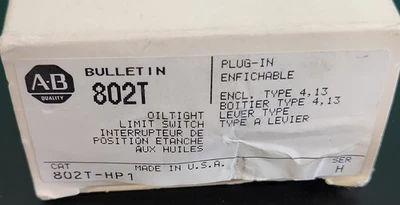 NEW Allen-Bradley 802T