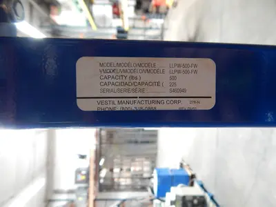 Used VESTIL MANUFACTURING CORP LLPW-500-FW Platform Lifters Texas US | Aucto #1456921