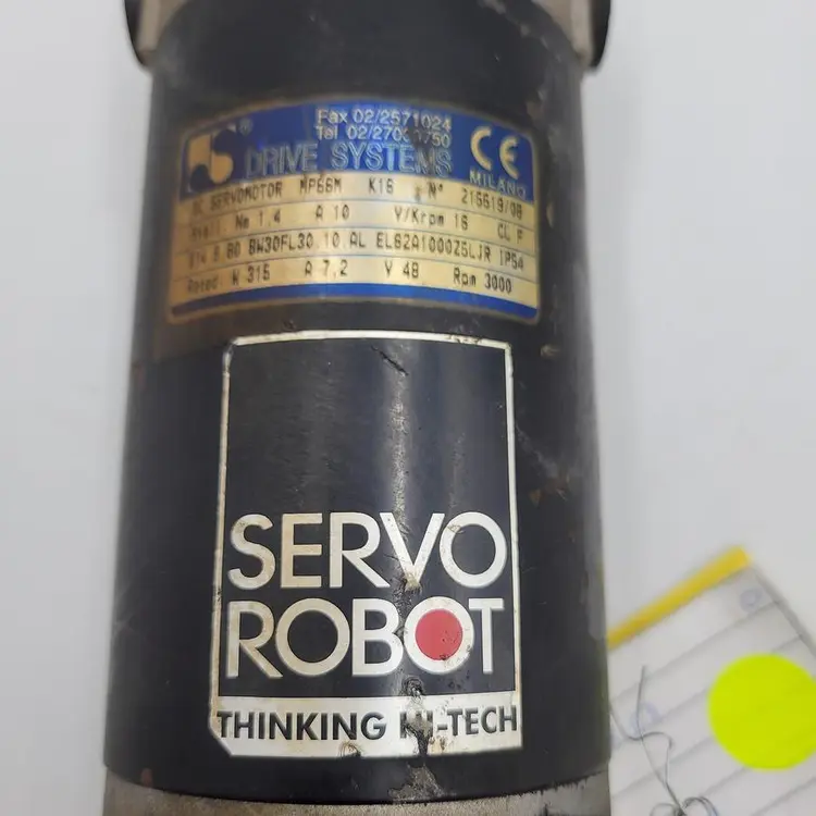 Used SERVO ROBOT SERVO ROBOT SERVO MOTOR MP66M K16 & SERVO BOT (MRV30 B14 F / PAM56 GEAR BOX / EL26A1000Z5L10X6JR Servo Motors | ND Industrial Surplus #1219407