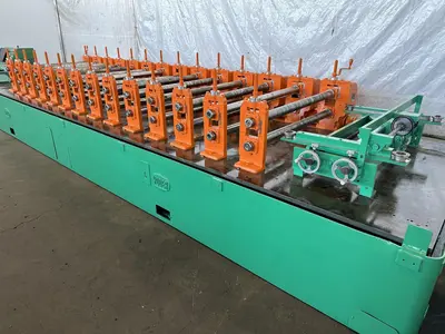 14 STAND X 3" ARBOR X 48" YODER  ROLLFORMER. STOCK # 0732822