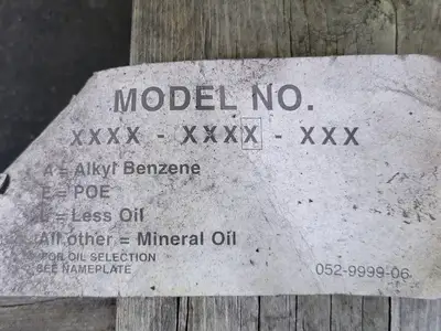 USED COPELAND 6DP3A3500TSE211