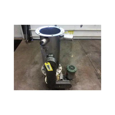 Used 10x12 Semco Rotary Airlock valve with Dual Shaft Agitated lump breaker