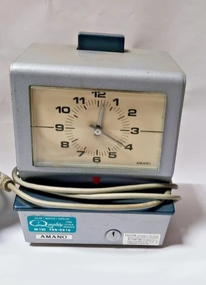 Lot of 4 Pcs AMANO 3609 SERIES 3500/3600 VINTAGE TIME CLOCK Recorder Punch