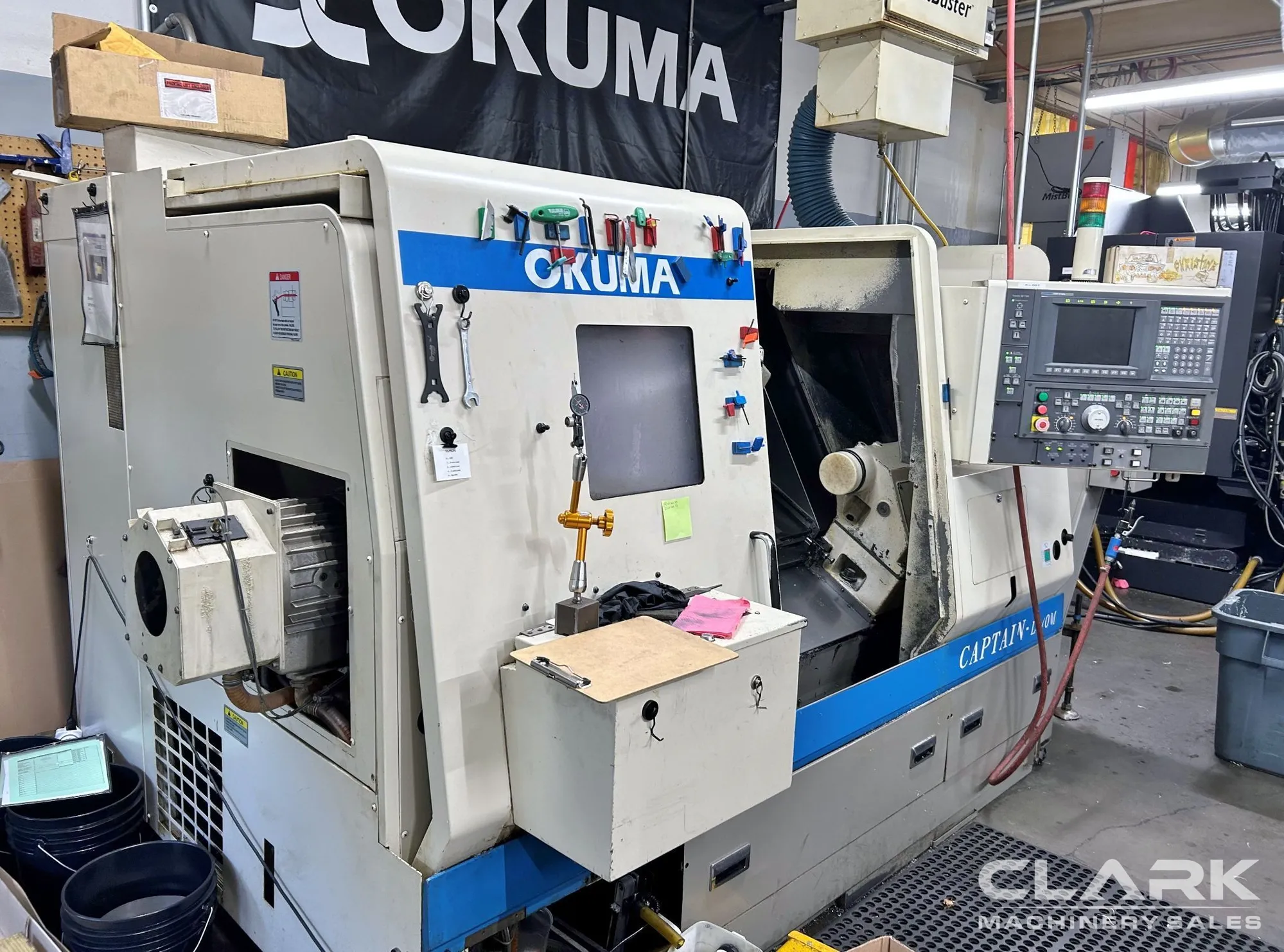 2002 OKUMA L470M, LIVE MILLING, 12" CHUCK, 3" BAR CAPACITY