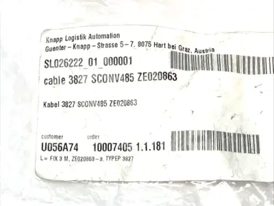 Used Knapp 4-Pin Male to Female Cable Connectors, Cable 3827 SL026222 Connector Accessories Michigan US | Maverick Industrial Sales #1395673