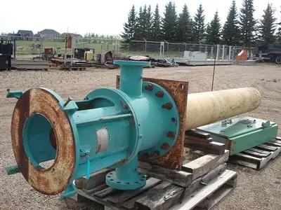 USED LAYNE BOWLER PUMP CO. 11 STAGE VERTI-LINE VERTICAL CAN TURBINE PUMP