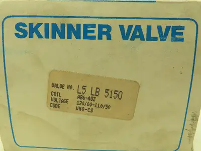Honeywell Skinner L5LB5150 Solenoid Valve 3-Way NO 120V 10-150 PSI 3/4" NPT