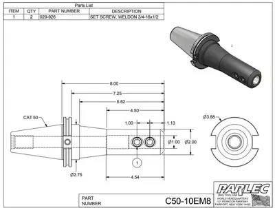 USED PARLEC C50-10EM8