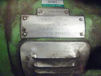 Westfalia OTA 7-00-066 purifier skid, SS.