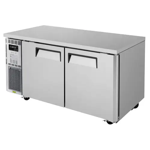 Turbo Air JUF-60-N 59" W Undercounter Freezer w/ (2) Section & (2) Door, 115v