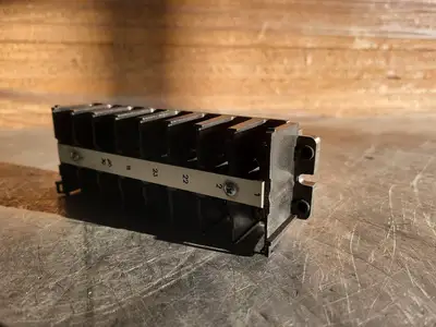 Panel Mount Barrier Terminal Block 2-Row 8-Position 75A