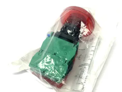 NEW C3CONTROLS JUMBO RED ILLUMINATED PUSHBUTTON, PUSH/PULL