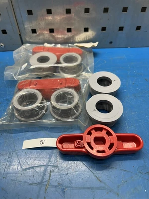 (3) Asahi Valve 100 Valve Handles W/ Connectors NNB Fast Shipping! + Warranty