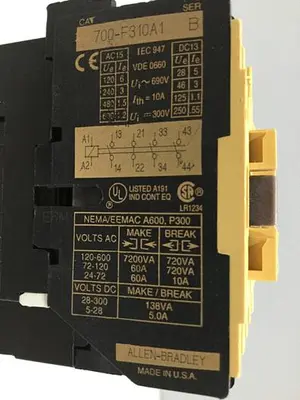 USED ALLEN BRADLEY 700-F310A1 SER B