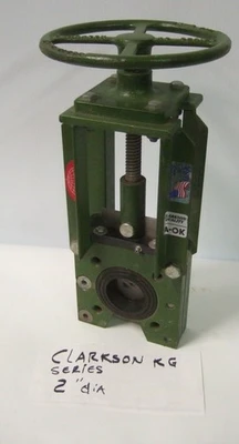 CLARKSON 2" KG Series Wafer Style Slury Knife Gate Valve