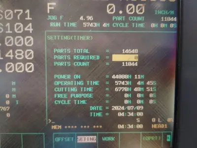 USED 2001 MORI SEIKI ZT-2500Y