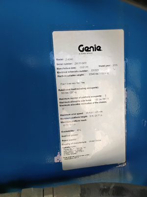 USED 2015 Genie Z-80/60