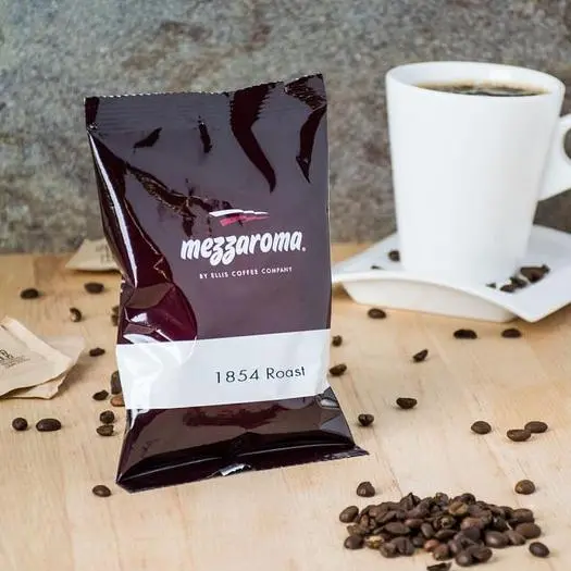 Ellis Mezzaroma 1854 Roast Ground Coffee - (24) 2.5 oz. Packets / Case