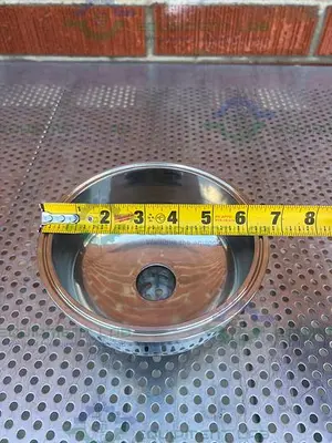 Stainless Steel  Cylindrical Reducer 1 1/2" to 6 1/2" Sanitary Fittings