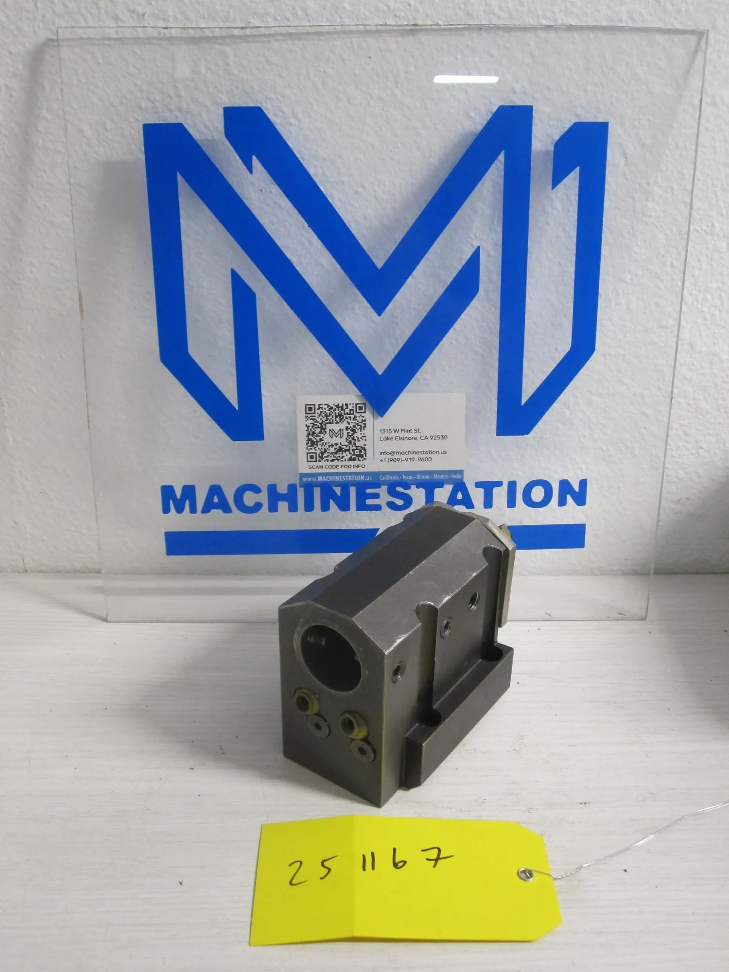 BMT45 Boring Bar Holder 1.25"  1 1/4" Static 58mm x 58mm