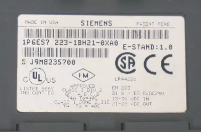 SIEMENS 6ES7-223-1BH21-0XA0 I/O MODULE 6ES72231BH210XA0