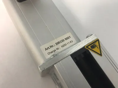 2300010850 | Techno-Isel 230001 0850 Linear Slide Actuator w/ 396330 9001 Stepper Motor - Used