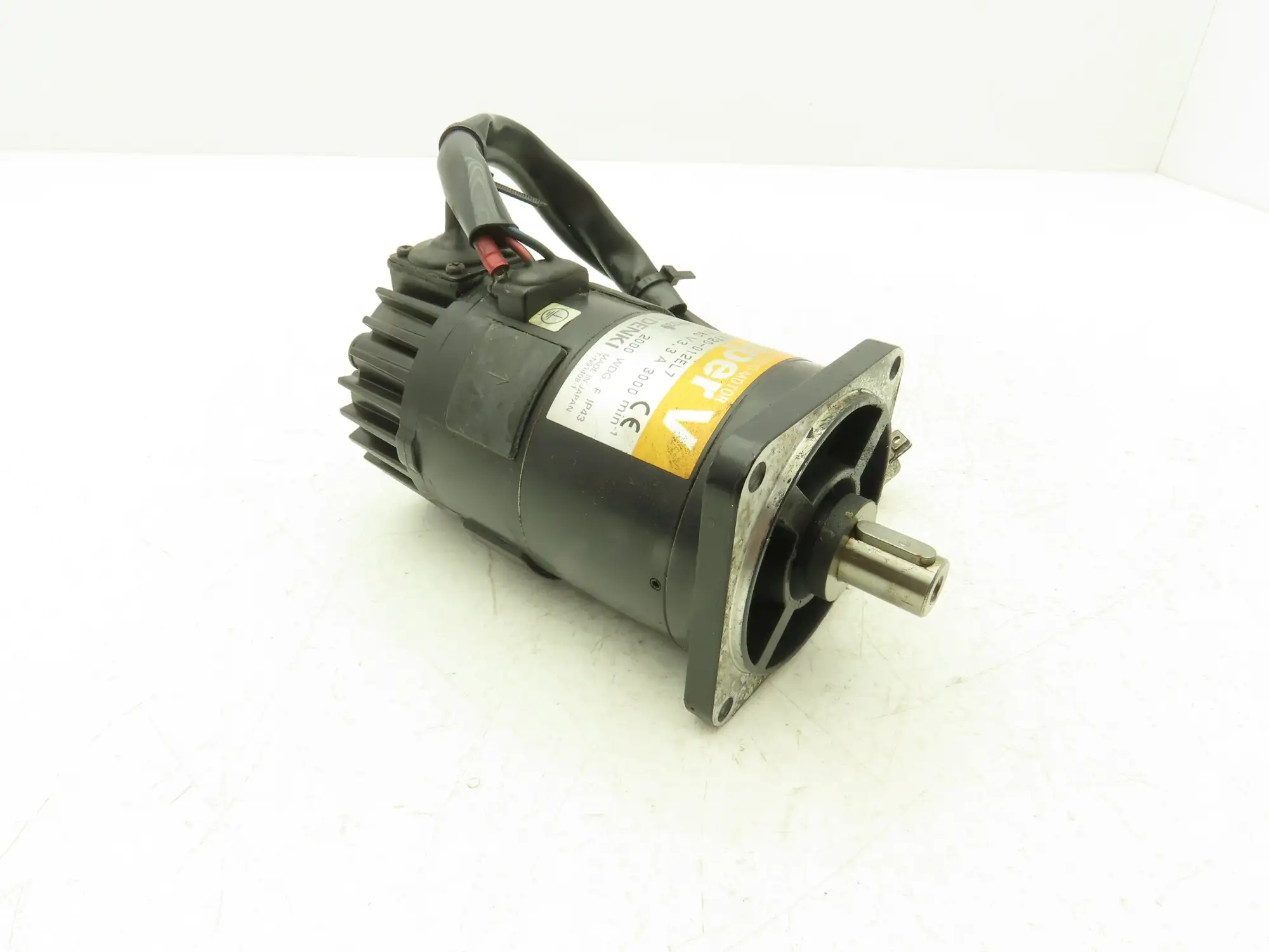 Sanyo Denki V720-012EL7 Super V DC Servo Motor 80 VDC With Encoder