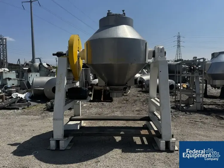 Used Gemco 40 Cu Ft Gemco Double Cone Blender, S/S Agitators, Blenders, Mixers Ohio US | Federal Equipment Company #144961