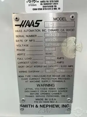 USED 2008 HAAS TL-1