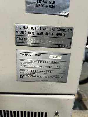 USED YASKAWA MOTOMAN UP130-RB800