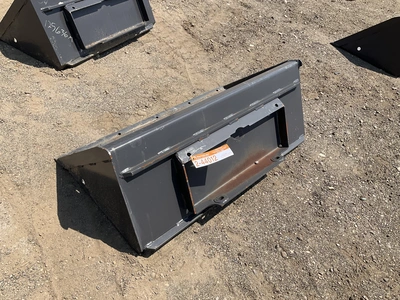New old stock Paladin 42” smooth bucket for a mini skid steer, welded on cutting edge, mini skid ste...