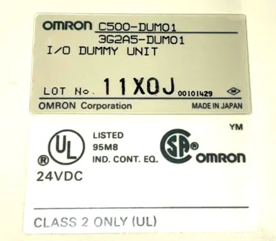 NEW OMRON C500-DUM01 PROGRAMMABLE CONTROLLER 3G2A5-DUM01 C500DUM01
