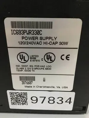 USED GE FANUC IC693PWR330C