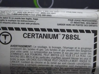 Cronatron P12715 Welding Rods Certanium 788SL Steel Arc 3/32" New