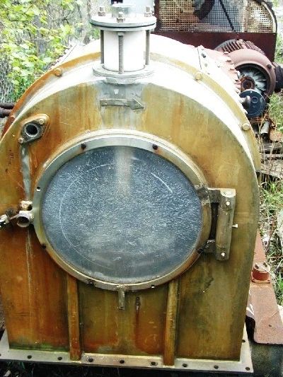 Krauss-Maffei SZ 50 single-stage pusher centrifuge, 316SS.